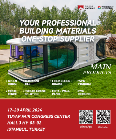 2024 TurkeyBuild 46th Building,  Construction Materials and Technologies Exhibition Istanbul, Turkey
